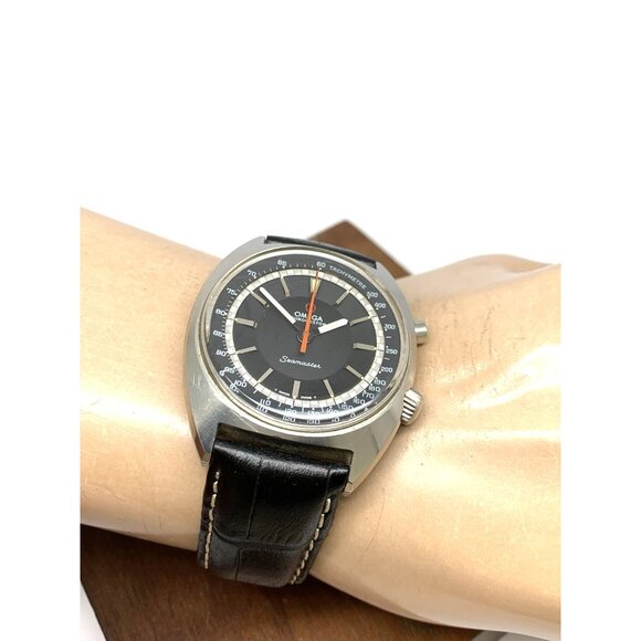Omega Seamaster Chronostop Men's Watch 145.007 Swiss Manual 1969 Vintage Racing - Picture 4 of 15